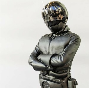 新品未開封 リアルモデルキットシリーズ/仮面ライダー ビリケン商会 ソフビ Sofvi 黒色成型 ハマハヤオ未彩色組立キット