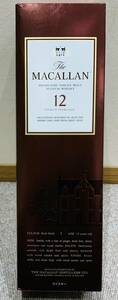 【ND-0627.5-1RO】ザ・マッカラン The MACALLAN 12年 旧ボトル シングルモルト スコッチ ウイスキー 12years SHERRYCASK 40％ 700ml 未開栓