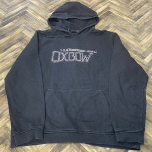 KE1448 ARTWORKS　OXBOW　パーカー　プルオーバー　黒ブラック 2XL