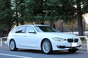 【超美車 ディーゼル】H27 BMW 320dツーリング ラグジュアリー【検令和8/6長期】ブラウン革/iDriveナビ/Bカメラ/Pushスタート/禁煙/東京