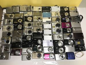 68台まとめ　Sony Canon OLYMPUS Nikon Panasonic LUMIX FUJIFILM CASIO Exilim Ricoh コンパクトデジタルカメラ まとめ売り