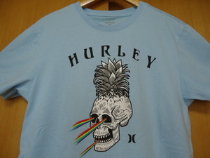 即決　ハワイ　Hurley　ハーレー　Ｔシャツ　水色　Ｓ