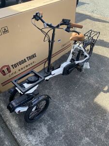 豊田トライク　キャリー　大人の三輪車　自転車　お洒落電動自転車　電動アシスト　TOYODA TRIKE YAMAHA SHIMANO