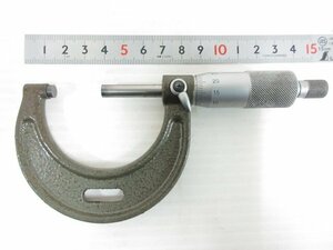 G961■ミツトヨ / マイクロメーター / 25-50mm / 部品なし // Mitutoyo 三豊製作所 測定器