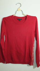 ★BANANA REPUBLIC★Ladies Long sleeve red tops バナナリパブリックレディース赤のトツプス サイズS　USED IN JAPAN