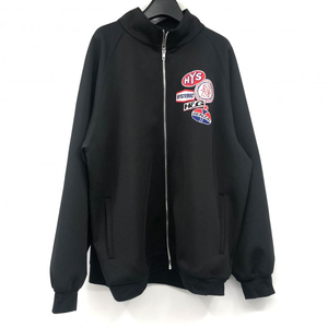 【中古】HYSTERIC GLAMOUR × genzai　COLLAGE TRACK JAKET　ブラック　サイズLヒステリックグラマー×ゲンザイ[240017659527]