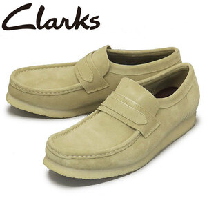 Clarks (クラークス) 26172504 Wallabee Loafer ワラビーローファー メンズ シューズ Maple Suede CL083 UK9-約27.0cm