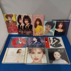 歌謡 アイドル 松田聖子 CDシングル/アルバム/DVD 12点セット/まとめて きっと、また逢える/輝いた季節へ旅立とう/旅立ちはフリージア