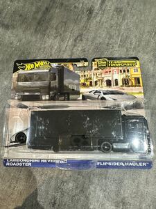 Hot Wheels 2025 Team Transport Case E Lamborghini Reventon Roadster & Flipside Hauler ホットウィール チームトランスポート　