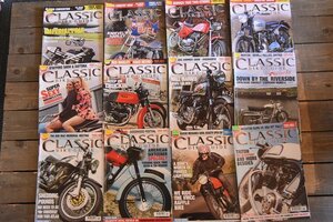 B0899 「CLASSIC BIKE GUIDE」 クラシックバイクガイド 12冊セット　ヴィンテージ　モーターサイクル誌　古本　雑誌 マガジン