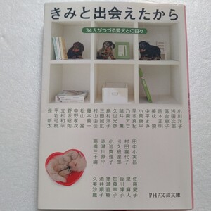きみと出会えたから ３４人がつづる愛犬との日々 浅田次郎 夢枕獏 赤瀬川原平 久世光彦 藤本義一 松山猛 野坂昭如 立松和平 平岩弓枝他多数