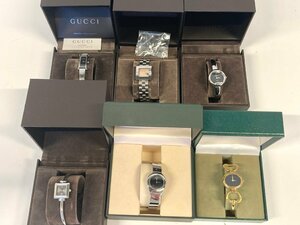 ★ BP ★　１円　GUCCI　グッチ　QZ　メンズ　レディース　腕時計　6本セット　まとめ　箱付　【時計】【中古】