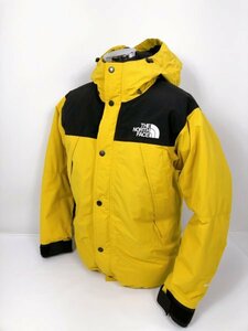 #128/AS114★THE NORTH FACE ND91837 マウンテンダウンジャケット GORE-TEX　Yellow