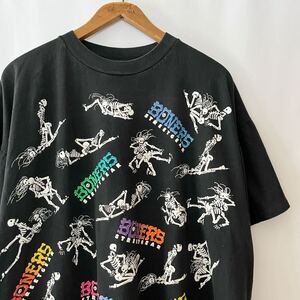 92年 BONERS スケルトン 四十八手 Tシャツ XL USA製 ビンテージ 90s 90年代 スカル 骸骨 ガイコツ SEX USA製 オリジナル ヴィンテージ