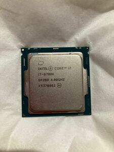 【動作確認済み】intel Core i7-6700K CPU 本体　送料無料