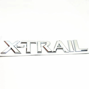 大人気 X-TRAILロゴエンブレムバッジ X-TRAIL ロゴ エンブレム バッジ ステッカー デカール リアバンパー トランク カーアクセサリー