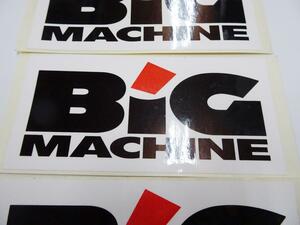 BIG MACHINE ビックマシーン ステッカー 3枚セット 定形外84円