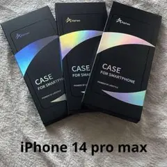 【Alphex】iPhone 14 pro max 用 フィルム付きケース