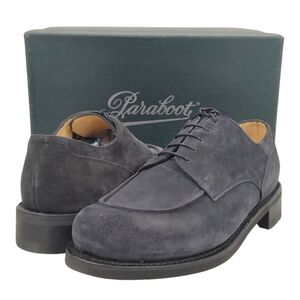 PARABOOT パラブーツ CHAMBORD/ACTEM NOIRE-VEL MARINE シャンボード ネイビー スウェード ブーツ シューズ 正規品 / 36147