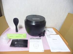 ★未使用展示品 Panasonic パナソニック 可変圧力IHジャー炊飯器 Bistro（ビストロ）SR-V10BA-K(J) [上位機種/5.5合炊き/ブラック] 保証付