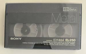 超貴重なお品！　SONY ソニー　EDBeta Dynamicron ED-Metal EL-250 ベータビデオテープ
