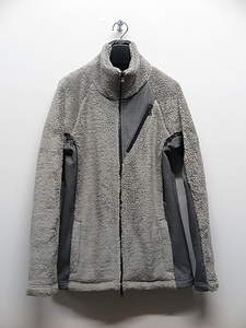 SALE40%OFF/RIPVANWINKLE・リップヴァンウィンクル/エアリーファー×CORDURAフリースBOA JERSEY/MORTER GRAY・M