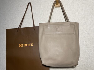 ●６８００円即決です●　　　HIROFU ヒロフ　レザーバッグ 