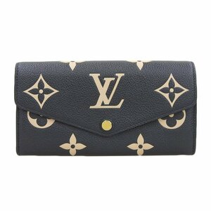 ■ 1円 ～ 現行 中古 参定13.8万■ ルイヴィトン Louis Vuitton ■ バイカラー モノグラム アンプラント ポルトフォイユ サラ M80496 財布