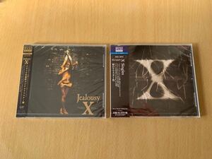 新品未開封　2点セット　X Japan singles X ジャパン　シングルズ　jealousy リマスター 高音質CD BSCD2 hide yoshiki 国内盤　送料無料