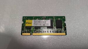 【中古・動作確認済】elixir SO-DIMM PC2-5300S 2Rx16 1GB -01-