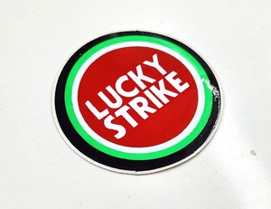 送料込 LuckyStrike ラッキーストライク ステッカー 5cm SUZUKI HONDA ヘルメット シュワンツ CBX550F CB400F CBR400 ホーク バブ モンキー