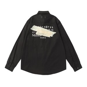 Maison Margiela メゾンマルジェラ シャツ Maison Margiela ポケット ロゴ シャツ 希少 Mサイズ N1