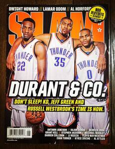 2010 JUN SLAM MAGAZINE #138 KEVIN DURANT RUSSELL WESTBROOK / スラム 雑誌 ケビン デュラント Jordan, Nike, Adidas NBA Basketball