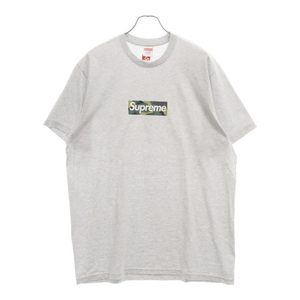 SUPREME シュプリーム 23AW Box Logo Tee カモフラージュ 迷彩ボックスロゴ 半袖Tシャツ グレー