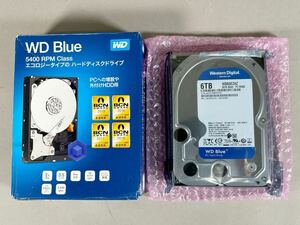 未使用 未開封 Western Digital WD Blue 6TB 内蔵HDD WD60EZAZ-RT ③ k32