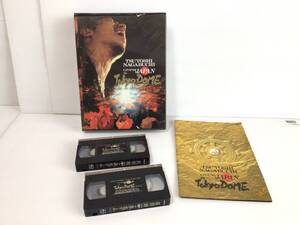 X363 保管品　TSUYOSHI NAGABUCHI/長渕剛　LIVE 92/1992年　JAPAN IN Tokyo DOME/東京ドーム　VHS ビデオ　ライブ　小冊子付　現状品