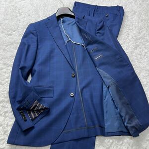 【美品!!】THE SUIT CAMPANY スーツカンパニー スーツセットアップ 上下 SUPER 140