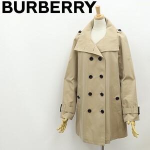 国内正規品◆BURBERRY LONDON バーバリー ロンドン 裏地ノバチェック柄 ウールライナー付 ダブル コート ベージュ 40