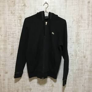 A559◇LACOSTE｜ラコステ　パーカー　黒　サイズL