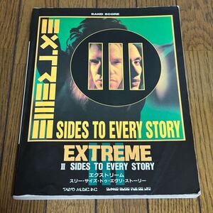 難あり エクストリーム バンドスコア Extreme スコア 楽譜 タブ譜 ヌーノ・ベッテンコート Nuno Bettencourt III Sides to Every Story