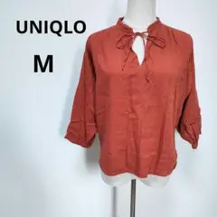 美品☆【UNIQLO　ユニクロ】ネックストラップ　プルオーバーシャツ　935