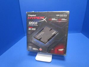 Kingston SSD HyperX 3K 2.5inch SATA3 MLC NAND採用 (最大読込速度555MB/s 最大書込速度510MB/s) 120GB SH103S3/120G