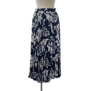 【新品】 sacai / サカイ | 2024SS | Floral Print Skirt プリーツスカート | 1 | ブラック/ホワイト | レディース