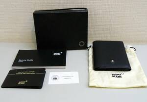 ●34226　MONTBLANC モンブラン 3つ折り カードケース 未使用