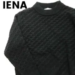 IENA イエナ　ニット　セーター　レディース　柄編み　ウール　プルオーバー