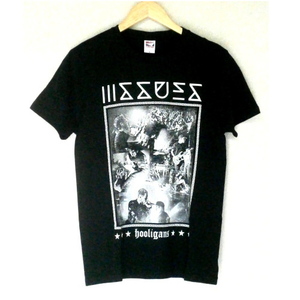 即決◆ISSUES／イシューズ◆公式 Ｔシャツ Hooligans ブラック Ｓサイズ◆フーリガンズ