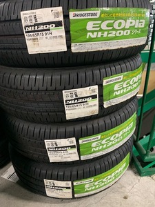 即決売切り!!　2022/21年製造　新品４本セット　売切り!!　　195/65R15 91Ｈ ブリヂストン ECOPIa NH200C