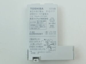 領収書発行不可●新品 東芝ライテック E01 誘導灯用 蓄電池 点灯用 一般形 Ni-MH 2.4V 700mAh