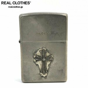 ZIPPO/ジッポー クロス メタル貼り 2004年製 /UPK