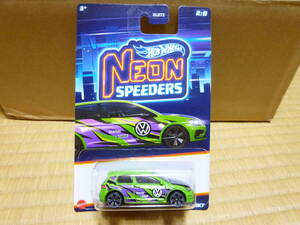 ホットウィール VOLKSWAGEN GOLF MK7 Hot Wheels 未開封 ネオン スピーダーズ フォルクスワーゲン ゴルフ NEON SPEEDERS